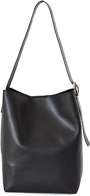 Madewell Women's The Essential Bucket Tote in Leather