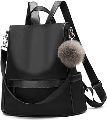 CHERUTY Women Backpack Purse Nylon Anti-theft Fashion Casual Lightweight Travel Shoulder Bag