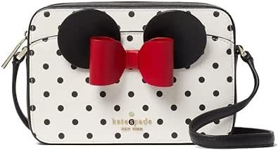 Kate Spade X Disney Minnie Mouse Polka Dot Crossbody Camera Bag (White Multi)