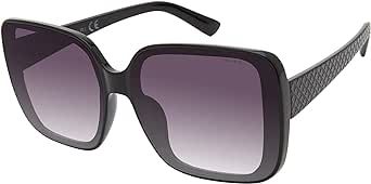TAHARI Th815 Retro Oversized 100% Uv Protective Women's Square Sunglasses. Elegant Gifts for Her, 64 Mm