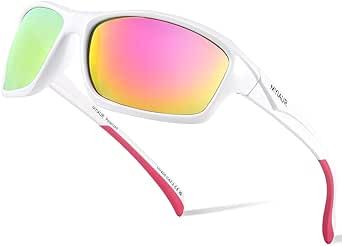 Myiaur Polarized Sunglasses for Women Lightweight Sports Eyewear for Running Cycling Fishing M8165