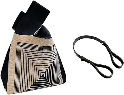 OATSBAS Wrist Handbag for Women Wristlet Handbag Sleeve Knot Pouch Portable Purse Tote Gift Bag
