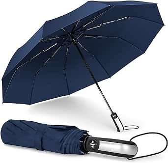NINEMAX Travel Compact Umbrella Windproof Automatic Open Close Light Weight Portable Women Men Umbrellas for Rain