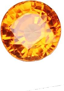 SAS GEMS Square Corundum Certified Gemstone Natural Orange Padparadscha Sapphire 75 0 Ct