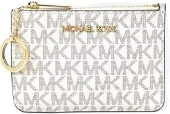 Michael Kors Jet Set Travel Small Top Zip Coin Pouch with ID Holder - PVC Coated Twill