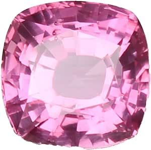 SAS GEMS Natural Pink Color Ceylon Sapphire 6.55 Carat Square Cut Loose Certified Gemstone