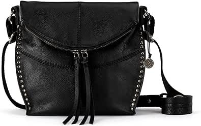 The Sak Silverlake Crossbody Bag in Leather, Casual Purse with Adjustable Strap & Zipper Pockets
