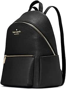 Kate Spade New York Leila Dome Backpack Pebbled Leather Medium (Black)