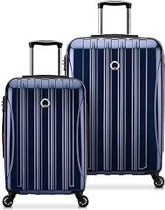 DELSEY Paris Helium Aero Hardside Expandable Luggage with Spinner Wheels, Blue Cobalt, 2-Piece Set (21/25)