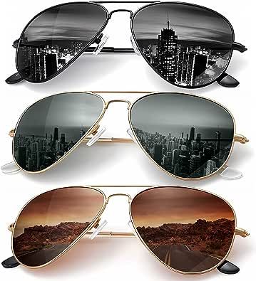KALIYADI Classic Aviator Sunglasses for Men Women Driving Sun glasses Polarized Lens UV Blocking