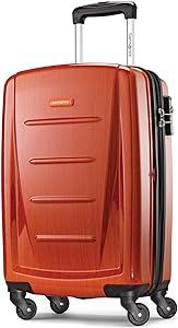 Samsonite Winfield 2 Hardside Luggage with Spinner Wheels, Orange, Carry-On 20-Inch