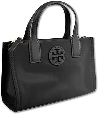 Tory Burch Womens 146437 Elle Gold-Tone Hardware Mini Nylon Tote Bag,
