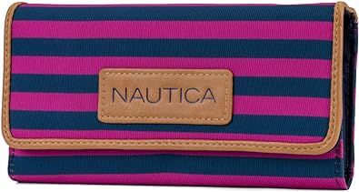 Nautica Women's Perfect Carry-All Money Manager Oraganizer with RFID Blocking Wallet