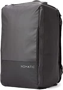 NOMATIC 40L Travel Bag- Convertible Duffel/Backpack, Carry-on Size for Airplane Travel, Everyday Use Laptop Bag, TSA Compliant Black Backpack
