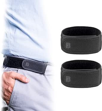 BeltBro Titan No Buckle Elastic Belt For Men — Fits 1.5 Inch Belt Loops, Comfortable and Easy To Use