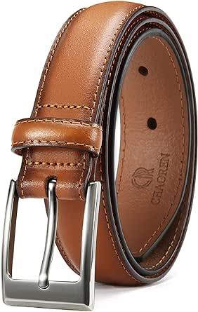 CHAOREN Mens Dress Belt - Genuine Leather Belt for Men 1 1/8" Formal - Perfect Companion to Mens Dress Shoes