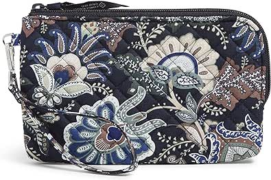 Vera Bradley Women's Cotton Wristlet with RFID Protection