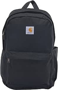 Carhartt 21L Classic Daypack, Durable Water-Resistant Pack with Laptop Sleeve, Black, One Size