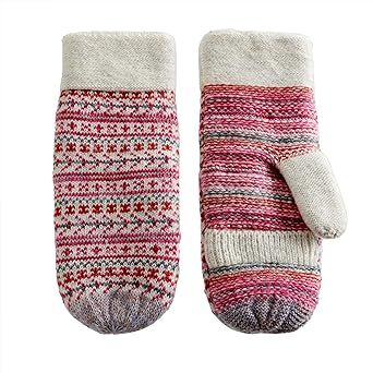 VIA BY SKL STYLE Women's Recycled Knit Mittens