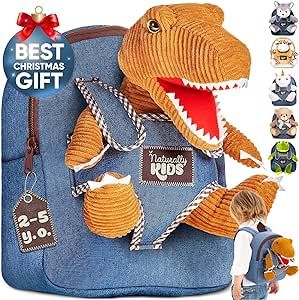 Dinosaur Toys for Kids 3-5, Dinosaur Backpack, Dinosaur Toys for Kids 2-4, Gifts for 2 Year Old Boy